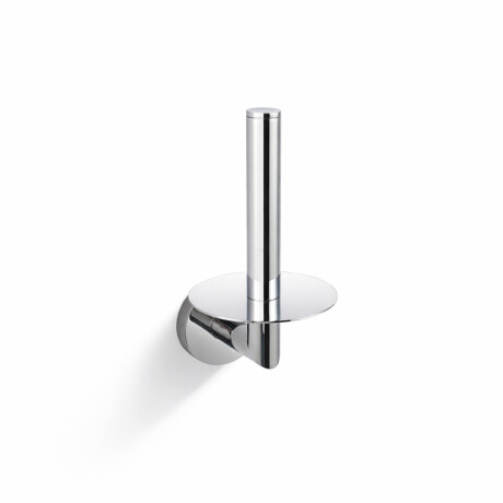 CLASSIC – Holder med roset til en ekstra rulle toiletpapir / krom #1