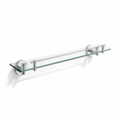 CLASSIC – Hylde 60 til montering under spejlet / krom, gennemsigtigt glas #1