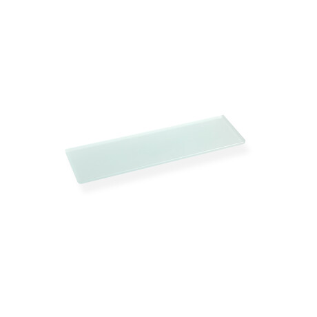 CLASSIC – Hylde 40 til montering under spejlet, uden håndtag / mat glas #1