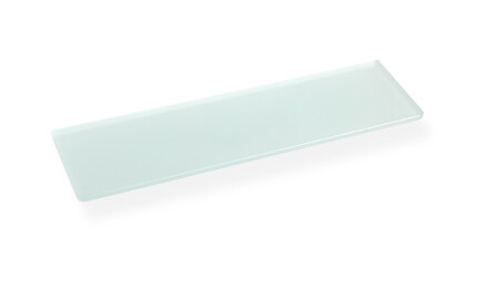 CLASSIC – Hylde 50 til montering under spejlet, uden håndtag / mat glas