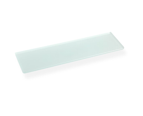 CLASSIC – Hylde 50 til montering under spejlet, uden håndtag / mat glas