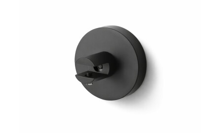 CLASSIC – Håndtag med roset til glashylder 07.80160/50/40/30 – 2 stk. / mat sort