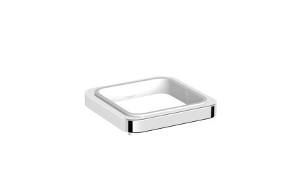 NEXT – Enkelt beslag til montering på bordplade / * glas bestilles separat / krom