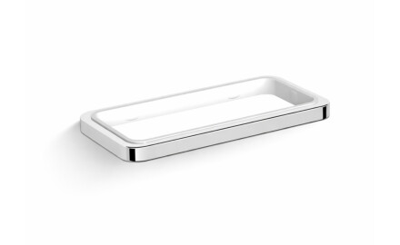 NEXT – Dobbelt beslag til montering på bordplade / * glas bestilles separat / krom