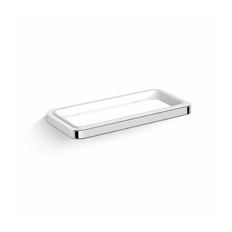 NEXT – Dobbelt beslag til montering på bordplade / * glas bestilles separat / krom #1