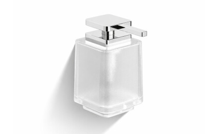 NEXT – Dispenser til flydende sæbe, uden beslag / krom, mat glas