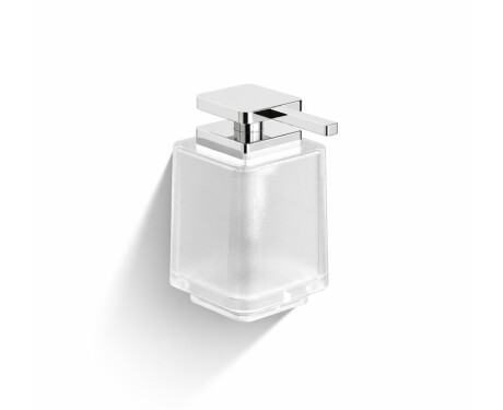 NEXT – Dispenser til flydende sæbe, uden beslag / krom, mat glas