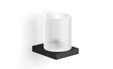 KOBE – Hænger med kop / mat sort, mat glas