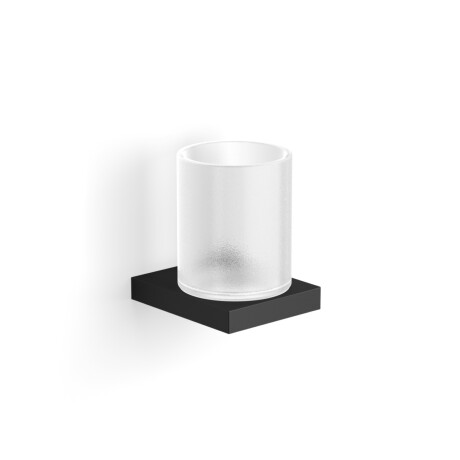 KOBE – Hænger med kop / mat sort, mat glas #1