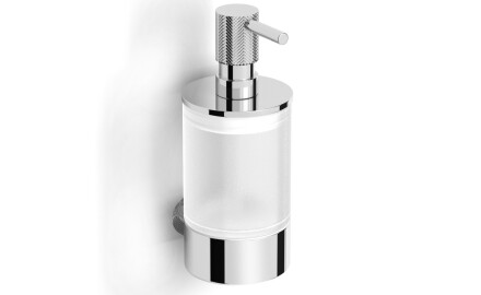 MEGAN – Dispenser til flydende sæbe / krom, mat glas