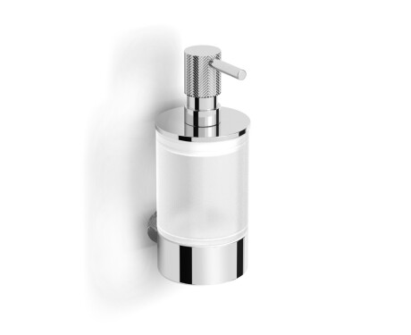 MEGAN – Dispenser til flydende sæbe / krom, mat glas