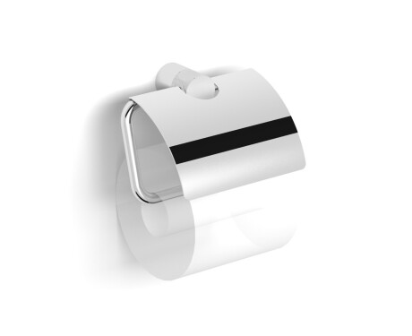 MEGAN – Toiletpapirholder / med beskyttelsesdæksel / krom