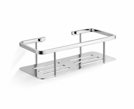 Kurv – badeværelseshylde 25x11x7 / poleret stål