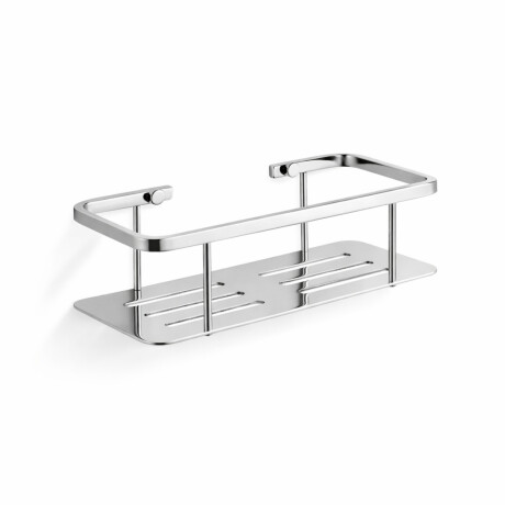 Kurv – badeværelseshylde 25x11x7 / poleret stål #1