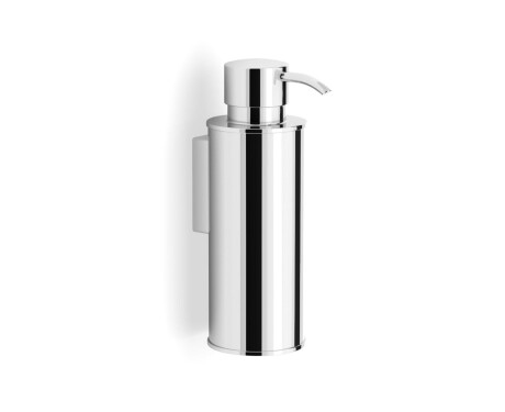 Sæbedispenser til flydende sæbe 0,25 l / rund / krom