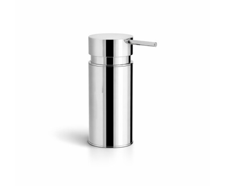 Dispenser til flydende sæbe 0,15 l / rund bordmodel / krom