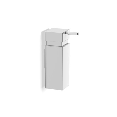 Sæbedispenser til flydende sæbe 0,25 l / firkantet / krom #1