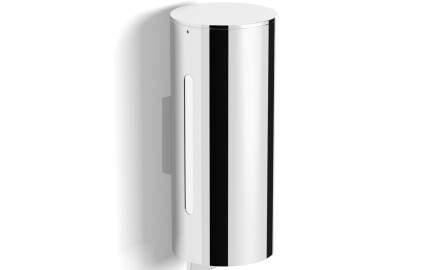 Dispenser til flydende sæbe 0,5 l / dispensersystem i bunden / krom