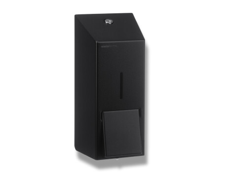 Sæbedispenser til flydende sæbe, 0,8 l, R1-serien / mat sort