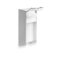 Dispenser til desinfektionsvæske, 0,5 l, med albuebetjening / Mat aluminium #1