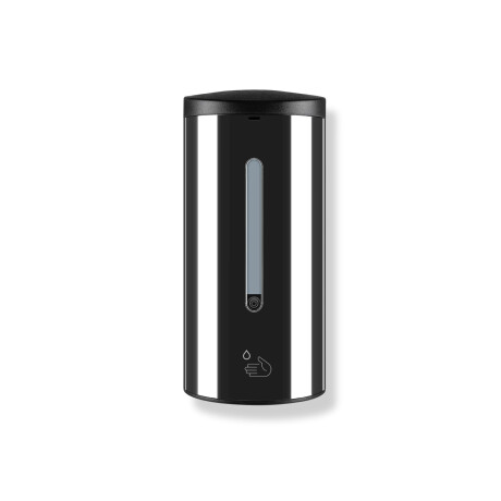 Automatisk berøringsfri dispenser til flydende sæbe/desinfektionsgel, 0,7 l / sort højglans #1