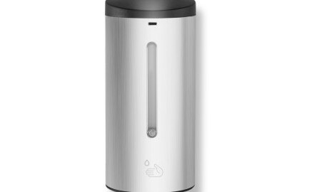 Automatisk berøringsfri dispenser til flydende sæbe/desinfektionsgel, 0,7 l / satin