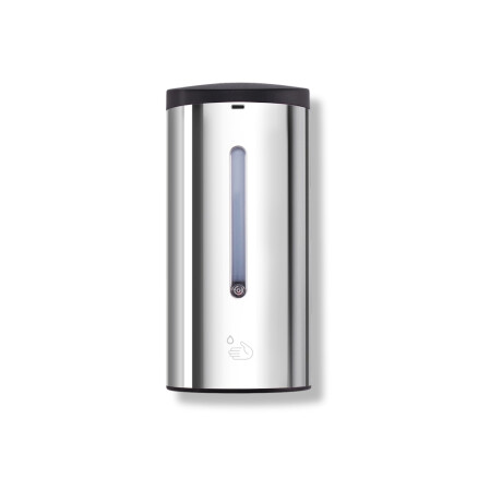 Automatisk berøringsfri dispenser til flydende sæbe/desinfektionsgel, 0,7 l / blank stål #1