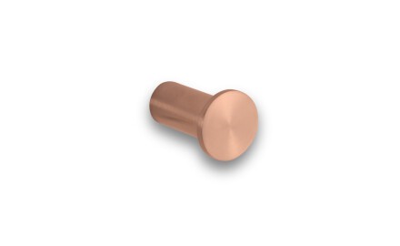 Enkelt håndklædekrog / rosa guld, børstet