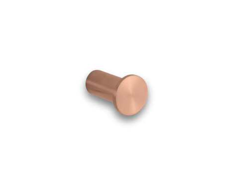 Enkelt håndklædekrog / rosa guld, børstet