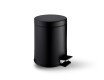 STANDARD rund skraldespand med fodpedal, 3 L, soft close / mat sort