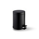 STANDARD rund skraldespand med fodpedal, 3 L, soft close / mat sort #1