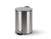 BUDGET rund fodtrædskurv, 3 L, soft close / rustfrit stål, satinfinish