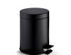 STANDARD rund skraldespand med fodpedal, 5 L, soft close / mat sort