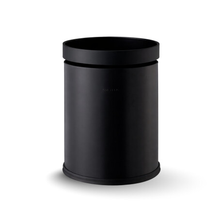 Åben skraldespand 10 L / mat sort #1