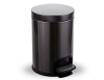 PREMIUM rund fodpedal-affaldskurv, 5 L, soft close / grafitmetallic