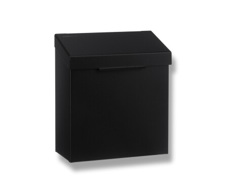 Beholder til hygiejneaffald, 4,5 l, R1-serien / rustfrit stål, mat sort