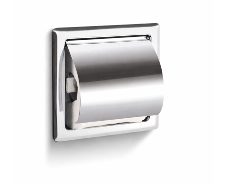 Toiletpapirholder / til indbygning / krom