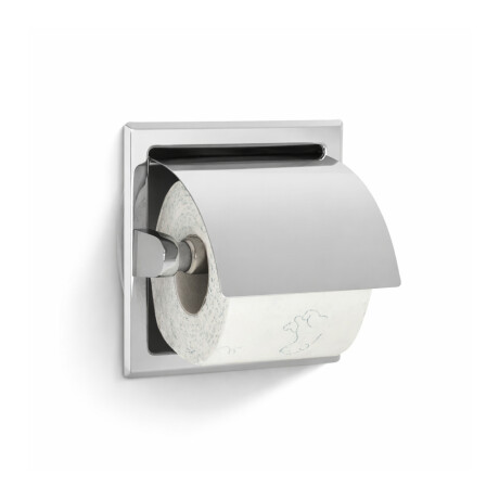 Toiletpapirholder / til indbygning / poleret stål #1