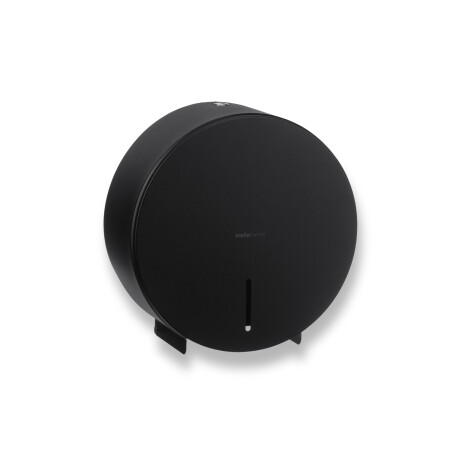 Rund holder til toiletruller med en maksimal diameter på 19 cm, serie R1 / rustfrit stål, mat sort #1