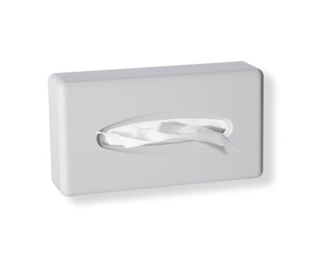 Dispenser til papirlommetørklæder / ABS, hvid, blank