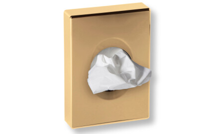 Dispenser til hygiejneposer / ABS, guldglans