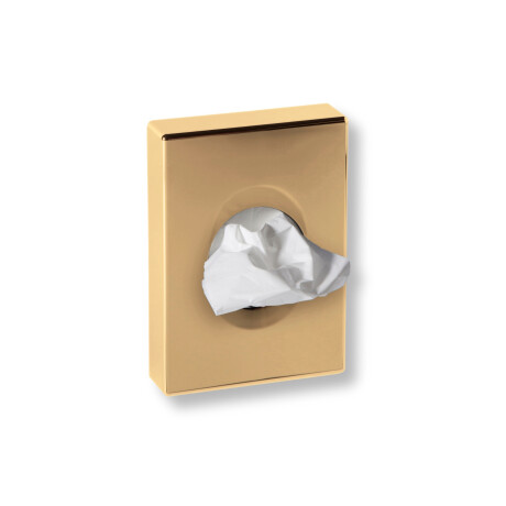 Dispenser til hygiejneposer / ABS, guldglans #1