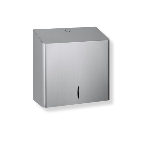 Holder til V-foldede papirhåndklæder (maks. papirstørrelse 25,5 x 11,5 x 24 cm) R10-serien / børstet stål #1