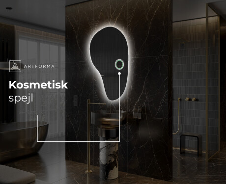 LED Badeværelses spejl med uregelmæssig form S221 #5