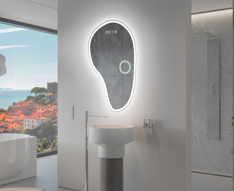 LED Badeværelses spejl med uregelmæssig form S222 #7