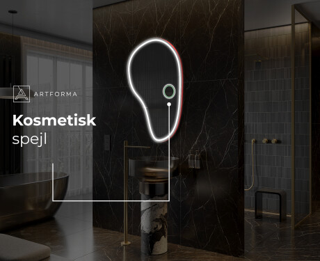 LED Badeværelses spejl med uregelmæssig form S223 #6