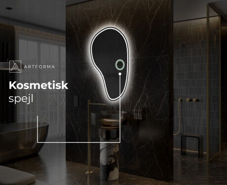 LED Badeværelses spejl med uregelmæssig form S223 #5