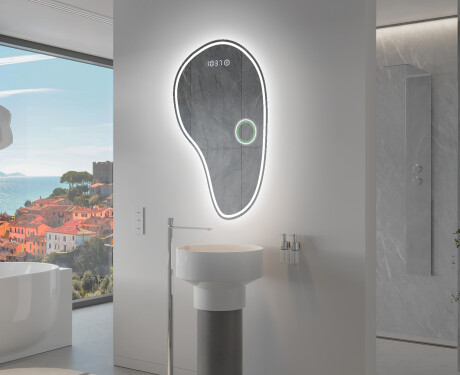 LED Badeværelses spejl med uregelmæssig form S223 #9