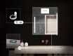 Smart spejlskab til badeværelse med LED - L02 sarah 66,5 x 72cm #7
