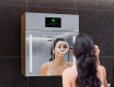 Smart spejlskab til badeværelse med LED - L02 sarah 66,5 x 72cm #8